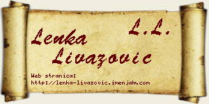 Lenka Livazović vizit kartica